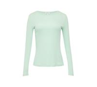 s.Oliver T-Shirt décontracté à Manches Longues en Coton Coupe ajustée, Menthe, 42