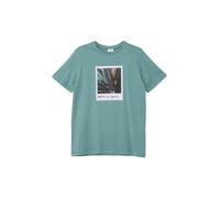 s.Oliver T-Shirt émeraude / rose ancienne / noir / blanc, Taille 164-170