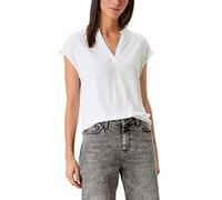 s.Oliver T-Shirt en Viscose mélangée, Blanc., M