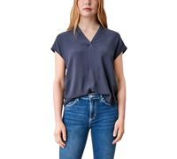 s.Oliver T-Shirt en Viscose mélangée, Bleu Marine, M