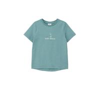 s.Oliver T-Shirt marine / aqua / bleu cyan / blanc, Taille 116