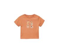 s.Oliver T-Shirt miel / orange foncé / noir / blanc, Taille 86