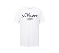 s.Oliver T-Shirt noir / blanc, Taille L