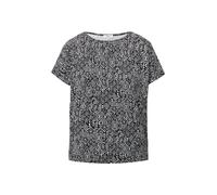 s.Oliver T-shirt noir / blanc, Taille M