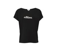 s.Oliver T-shirt noir / blanc, Taille M