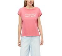 s.Oliver T-Shirt pour Femme avec imprimé sur Le Devant (1 pièce), Rose, 40