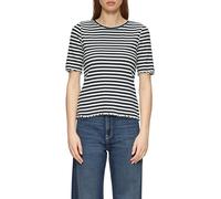 s.Oliver T-Shirt pour Femme, Bleu Marine, 44