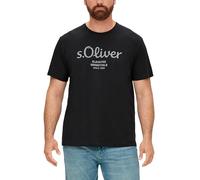 s.Oliver T-Shirt pour Homme, 99d1 Noir, 4XL Grande Taille