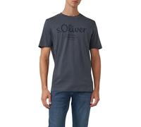 s.Oliver T-Shirt pour Homme avec Logo, Gris foncé, XXL