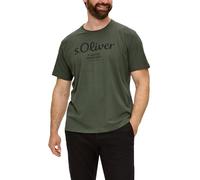 s.Oliver T-Shirt pour Homme, Vert Olive, 4XL Grande Taille