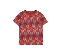 s.Oliver T-Shirt saphir / orange foncé / rouge carmin / noir, Taille 116-122