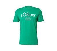 s.Oliver T-Shirt vert / blanc, Taille M