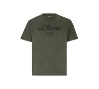 s.Oliver T-Shirt vert / vert foncé, Taille XXL