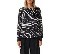 s.Oliver BLACK LABEL Chemisier noir / blanc, Taille S