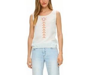s.Oliver T-shirts Off-white Taille: 40 | Tanktops Outlet | Femme | Blanc