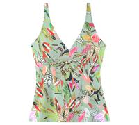 s.Oliver Tankini 'Herbst' olive / rose / rouge sang / noir, Taille S-M