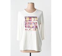 s.oliver tee-shirts et débardeurs femme de couleur blanc 36