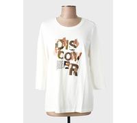 s.oliver tee-shirts et débardeurs femme de couleur blanc 38