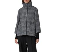 s.Oliver Veste avec col montant et poignets en maille côtelée, 99W4_noir, 44