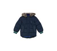 s.Oliver Veste d’hiver bleu marine / marron / vert fluo, Taille 116