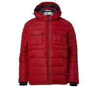 s.Oliver Veste rembourrée sportive avec capuche amovible, Rouge (3626), 5XL