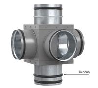 S&P RSG-125/80 LR - Caisson de protection fumée, 2 piquages - 8209577001