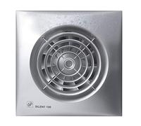 S & p Silent-100 cz 12 V Extracteur de bain silent-100 cz argenté 12 V 13 W