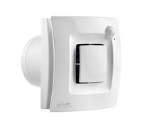 S&P SILENT DUAL-100 - Ventilateur extracteur pour petits locaux, détection d'humidité, détecteur de mouvement - 5210640600