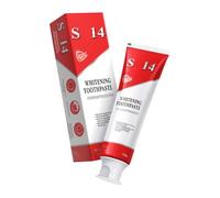 S P14 W Dentifrice Hitening Dentifrice familial éclaircissant Pâte blanchissante pour les dents, rafraîchit l' , aide à améliorer la santé bucco-dentaire, 120 g, pour adultes, hommes, femmes