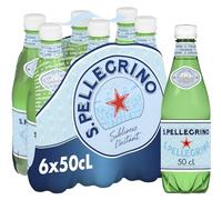 S.PELLEGRINO - Eau Minérale Gazeuse Raffinée, Bulle Fine et Fraîcheur Intense (6x50cL)