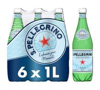 Sanpellegrino Eau minérale naturelle gazeuse - 6 x 1 L