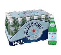 S. Pellegrino Eau minérale naturelle avec gaz 4 paquets de 6 x 50 cl 24 bouteilles