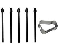 S Pen Tips Kit de remplacement avec clip en métal pour tablette Galaxy Note 20/10 Tab S6 Lite T860/T865 S7/S8 (Noir)