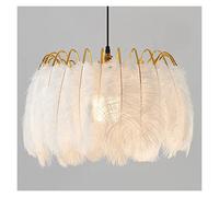 s Pendentif Plume Fille Chambre d'enfant Chambre Plume Suspension Lampe Salon Salle à Manger
