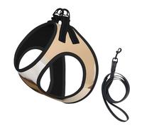 S Pet Harnais pour chien - Petite taille, imprimé basset hound réglable, pour les voyages en plein air et la marche