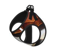 S Pet Laisse gilet et harnais pour chien - Ensemble de laisse imprimé livre de violon de petite taille avec boucle, compagnon canin de voyage en plein air