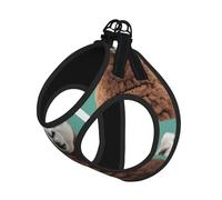 S Pet Laisse Gilet & Harnais pour Chien - Ensemble de laisse de petite taille imprimé lama alpaga avec boucle, compagnon canin de voyage en plein air