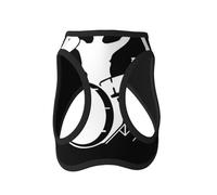 S Pet Laisse Gilet Harnais pour Chien - Ensemble de Laisse Petite Taille, Imprimé Batteur Chiot Maille Respirant pour Compagnons Canins