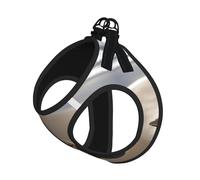 S Pet Laisse Gilet Harnais pour Chien - Petite Taille Étoile de Mer Coquillage Plage Sable Imprimé Laisse Ensemble avec Boucle, Compagnon Canin Outdoor Chien Promenade