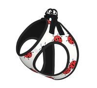 S Pet Laisse Gilet & Harnais pour Chien - Petite Taille Imprimé Motif Infini Moucheté Imprimé Laisse avec Boucle, Compagnon Canin Voyage en Plein Air