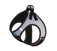 S Pet Laisse Gilet & Harnais pour Chien - Petite Taille Imprimé Tour Eiffel Paris Ensemble Laisse avec Boucle, Compagnon Canin Voyage en Plein Air