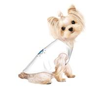 S Pet T-shirt respirant sans manches avec impression mauvais œil pour animaux de compagnie - Petits à moyens chats, chiots, yorkshund, teckel, bouledogue français