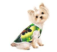 S Pet T-shirt respirant sans manches - Doux imprimé Happy St Patrick's Day Gilet extensible pour chiens et chats, débardeur léger