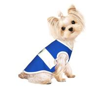 S Pet T-shirt respirant sans manches imprimé El Salvador - Petits à moyens chats, chiot, yorkshund, teckel, bouledogue français
