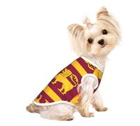 S Pet T-shirt respirant sans manches Motif drapeau du Sri Lanka - Petits à moyens chats, chiot, yorkshund, teckel, bouledogue français