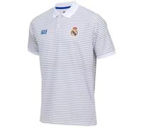 S - Polo - Real Madrid - Collection Officielle - Blanc - Manches Courtes - 100% Coton Multicolore