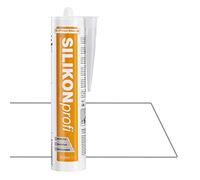 S-Polybond® SILIKONPROFI Cartouche de silicone alcoxy 310 ml Mastic d'étanchéité pour sanitaires intérieurs et extérieurs, cuisine, silicone de construction, etc. Sans MEKO (transparent, 1 cartouche)