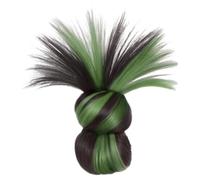 s Postiches Pour Femmes Faux Synthétique Effilé | Extension queue de cheval courte pince crabe désordonné Perruque Femmes Filles Festival Cheer Coiffure Cheveux Vert