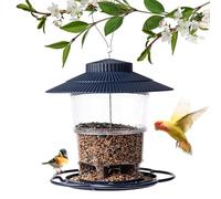 S pour oiseaux d'extérieur - Pour oiseaux sauvages résistant aux intempéries - Grande capacité extérieure imperméable de la lanterne de jardin des cardinaux pour les moineaux d'oiseaux