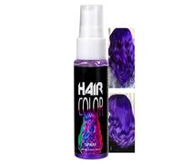 S-pray - Coloration capillaire temporaire - Lavable - Pour carnaval, cosplay - Violet - 30 ml